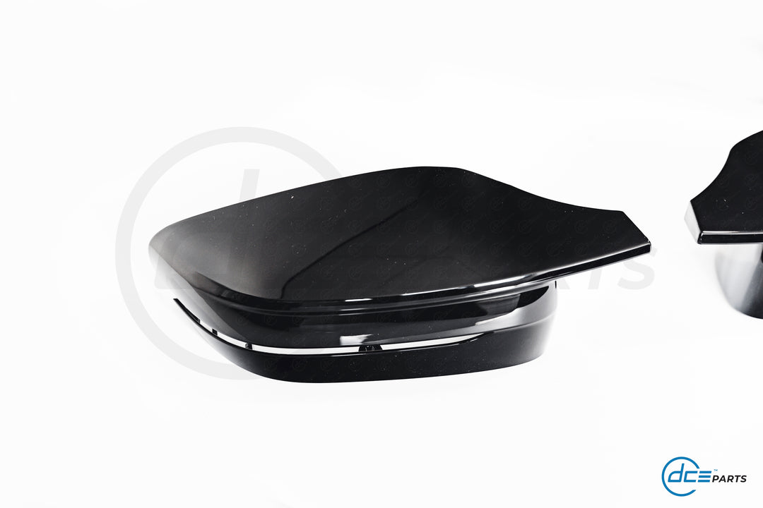 BMW (2018+, G20, G21, G22, G23, G26, G30, G31, G32, G15, G16 - G-Series) M-Style Gloss Black Wing Mirror Caps Covers