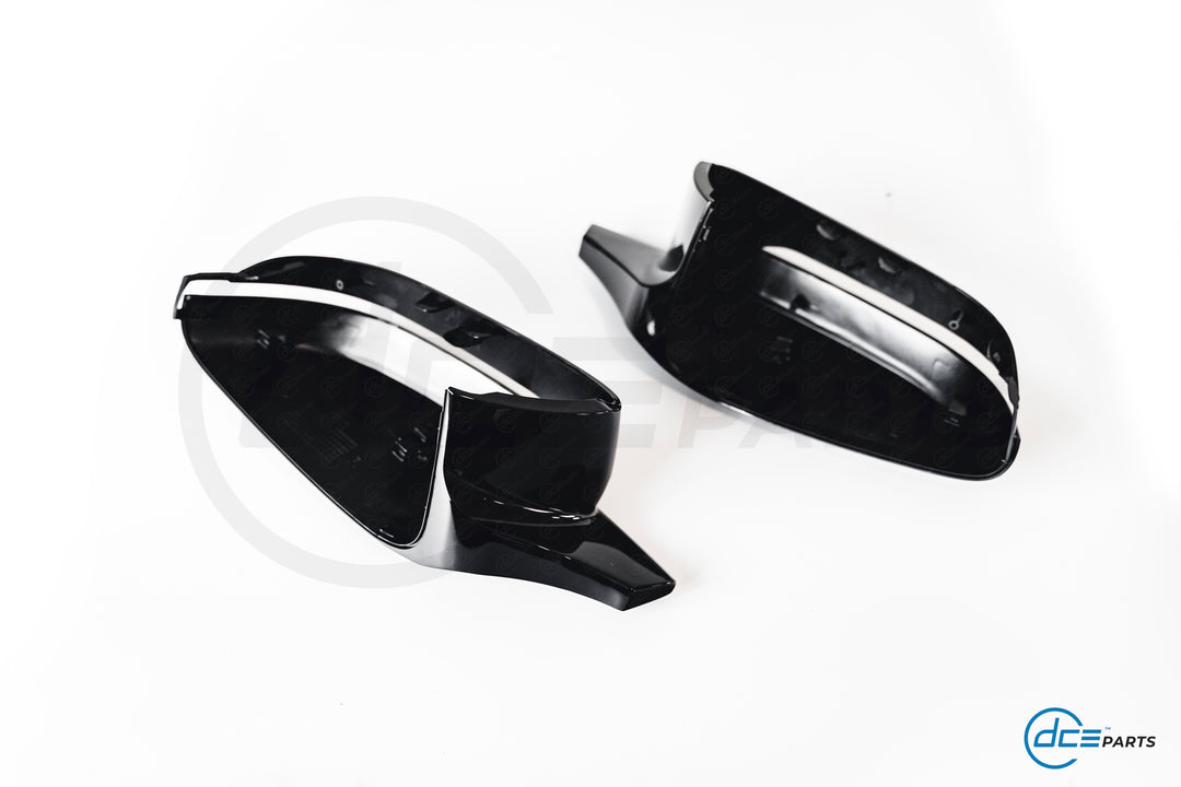 BMW (2018+, G20, G21, G22, G23, G26, G30, G31, G32, G15, G16 - G-Series) M-Style Gloss Black Wing Mirror Caps Covers