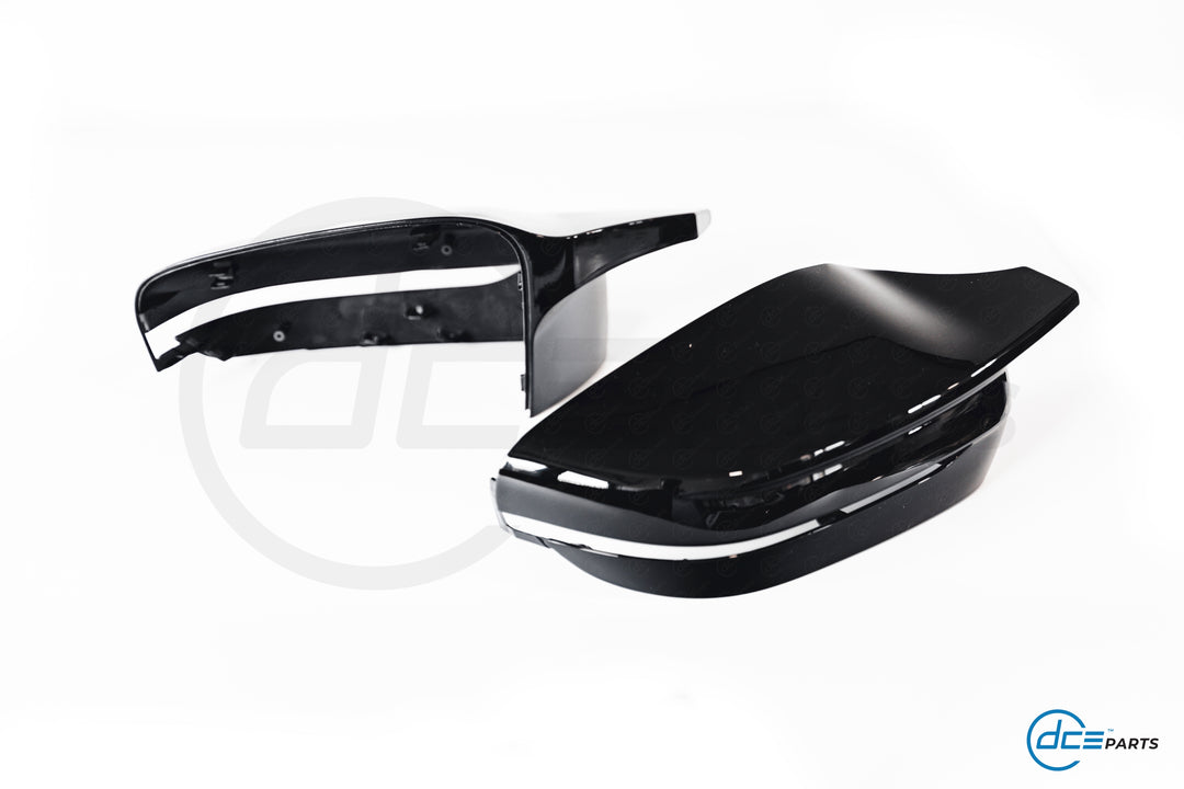 BMW (2018+, G20, G21, G22, G23, G26, G30, G31, G32, G15, G16 - G-Series) M-Style Gloss Black Wing Mirror Caps Covers