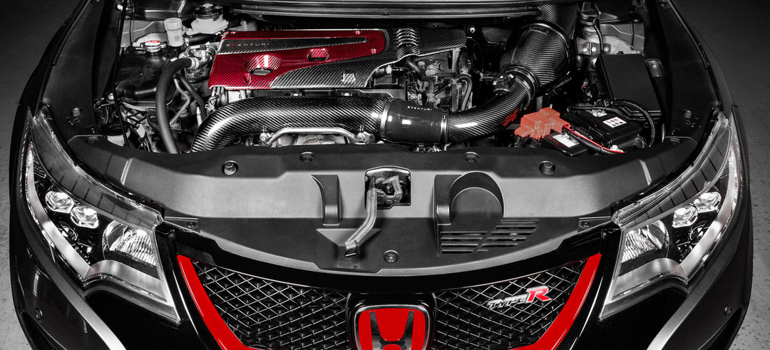 Eventuri - FK8 and FK2 Engine Cover Red and Black