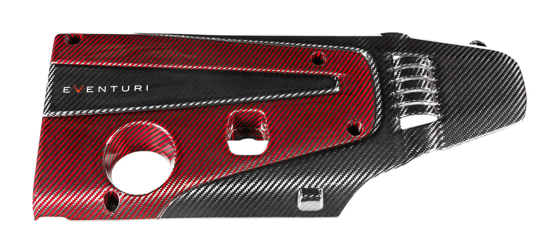 Eventuri - FK8 and FK2 Engine Cover Red and Black