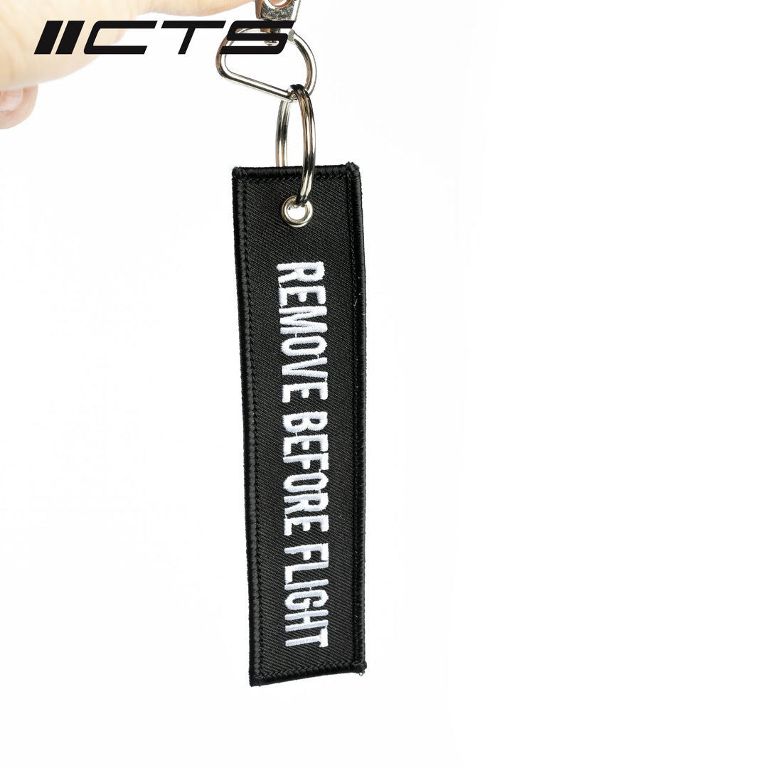 CTS Turbo - Flight Tag – “Remove Before Flight” – Black - CTS-TAG-FLIGHT-BLK