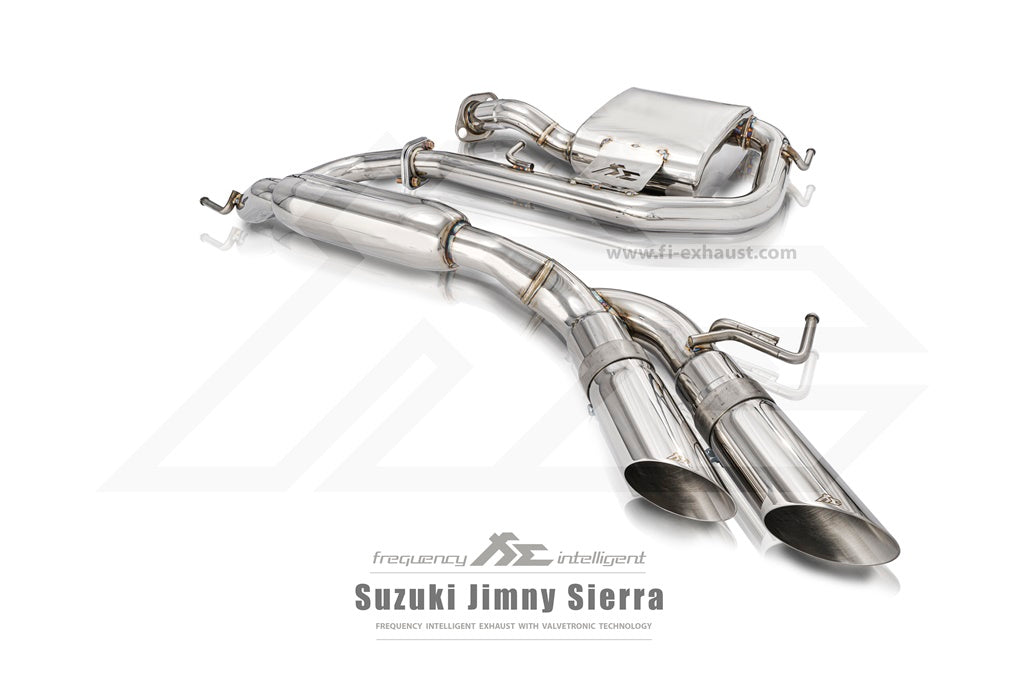 Fi-Exhaust - SUZUKI JIMNY JIMNY 1.5L - Valvetronic muffler + Standard remote control system module Stainless Steel - SZ-JB74-CBV