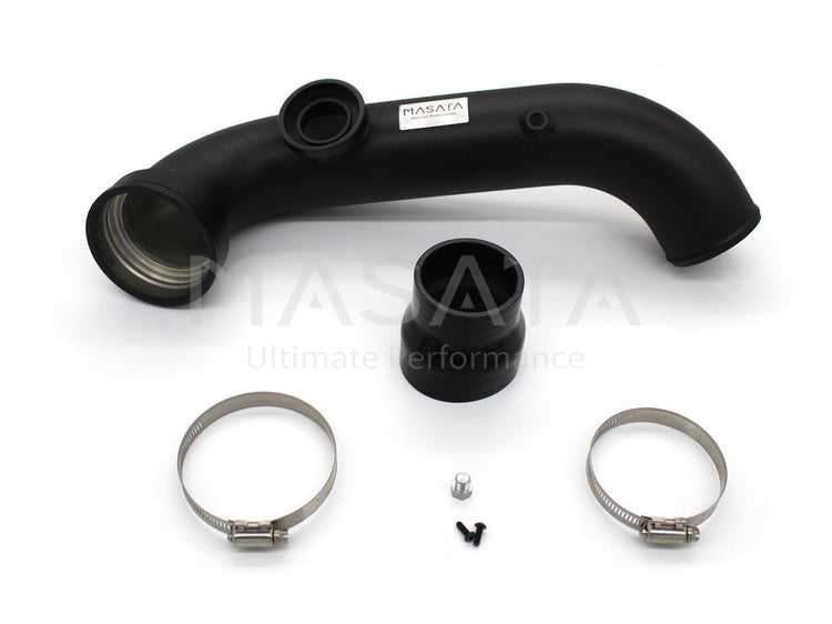 Masata BMW N54 E82 E90 E92 Aluminium Chargepipe with HKS BOV Blow Off Valve (1M, 135i & 335i) - MASATA UK