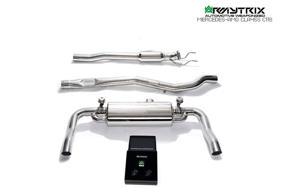 Armytrix - MERCEDES-BENZ CLA C118 CLA45S - Cat-back Stainless Steel - MB774C-C