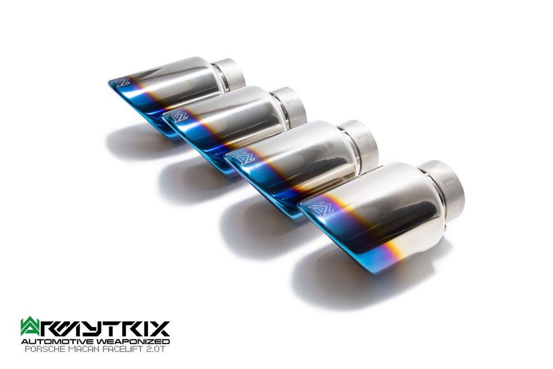 Armytrix - PORSCHE MACAN 95B FACELIFT 2.0L - Tips Stainless Steel - QS30B