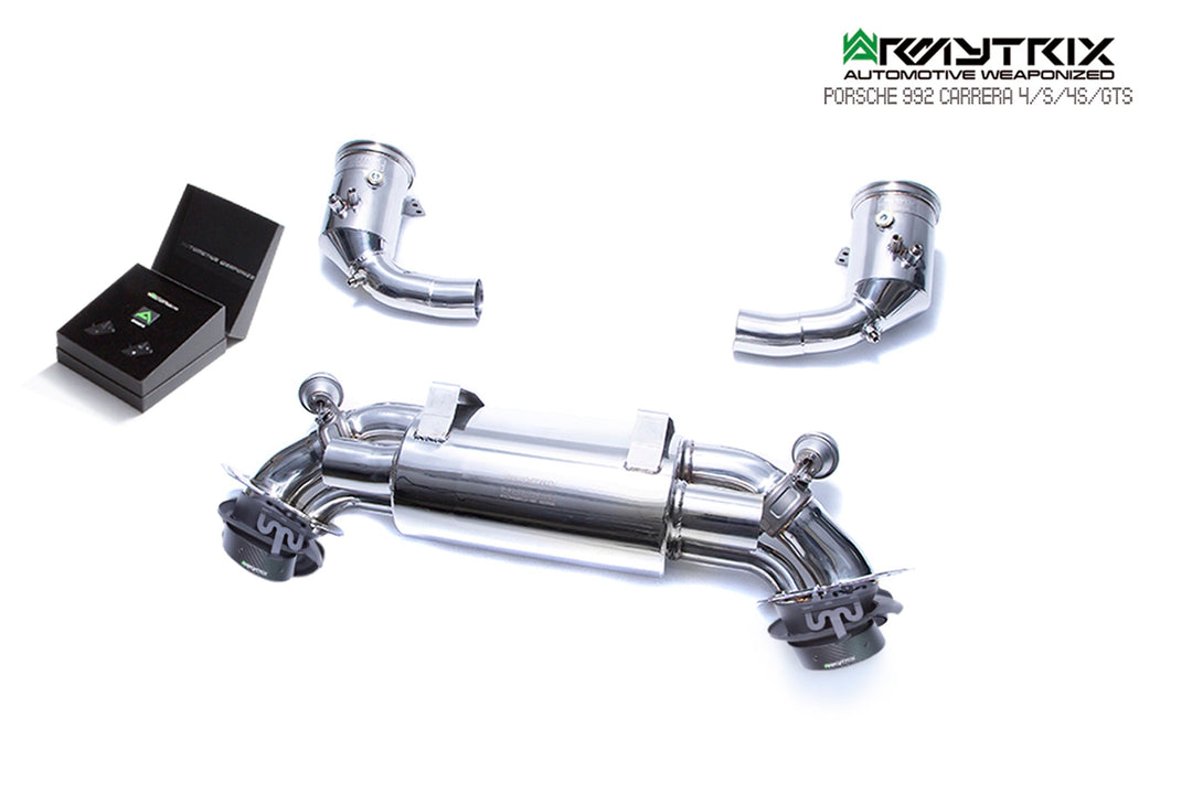 Armytrix - PORSCHE 911 992 3.0L - Cat-back (OPF) Stainless Steel - P92CS