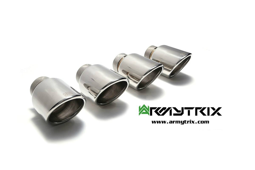 Armytrix - PORSCHE MACAN 95B FACELIFT 2.0L - Tips Stainless Steel - QS30C