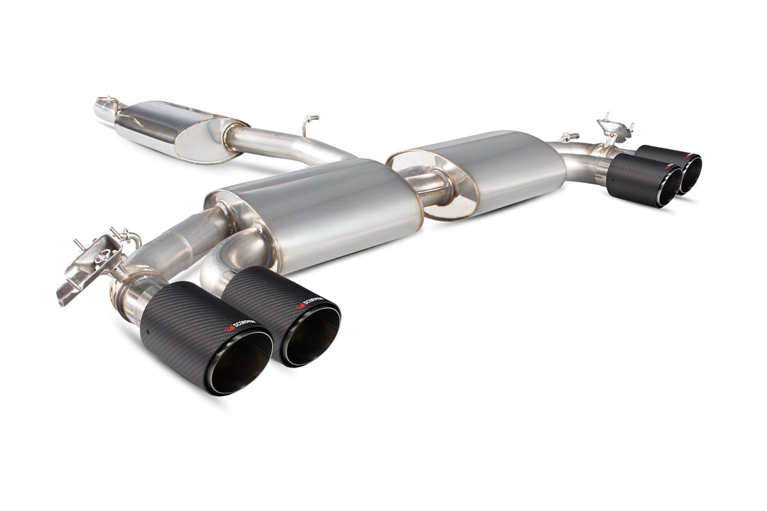 Scorpion Redpower - Audi SQ2 - Resonated GPF-back system with electronic valves Catback - SAU090CF - 2019 - 2023