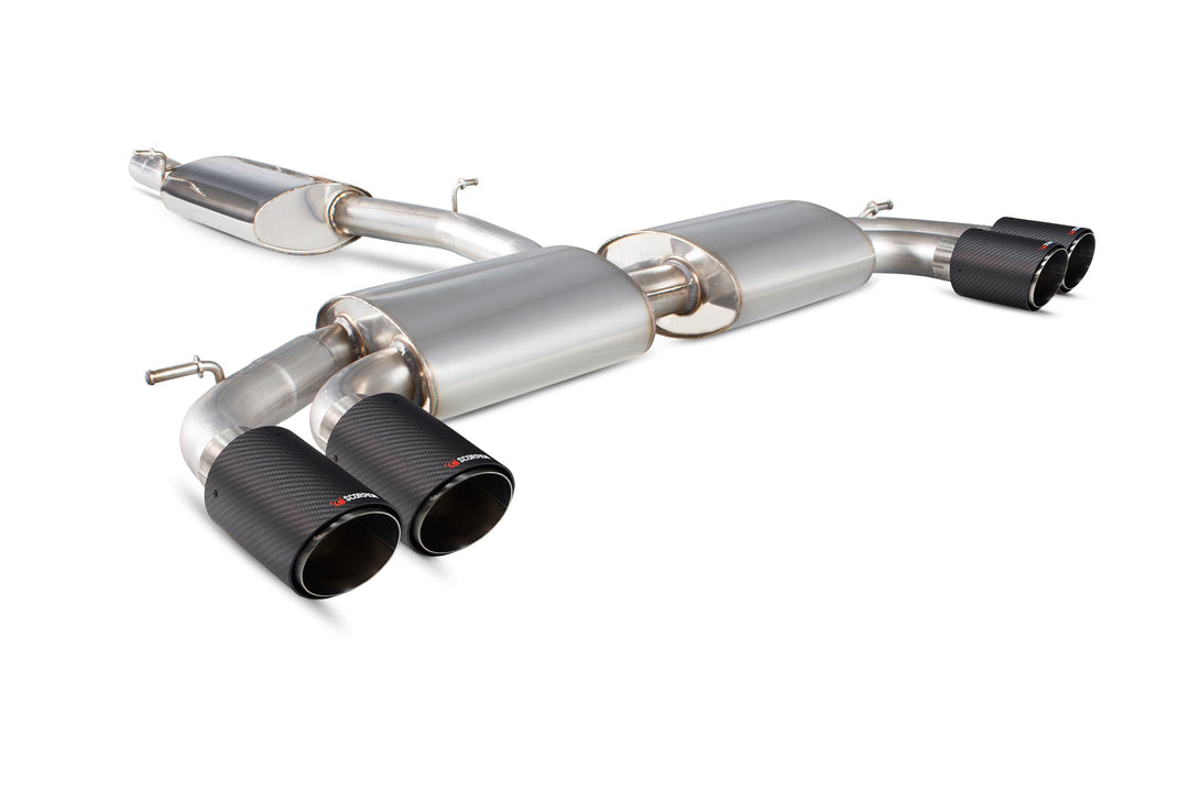Scorpion Redpower - Audi SQ2 - Resonated GPF-back system with no valves Catback - SAU091CF - 2019 - 2023