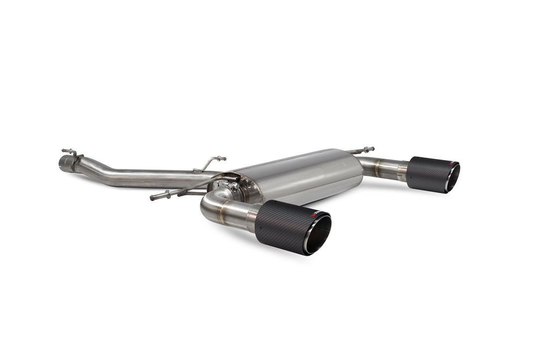 Scorpion Redpower - Audi TT MK3 2.0 TFSi Quattro Non GPF Model Only - Non-resonated cat-back system with no valves Catback - SAUS086CF - 2014 - 2019
