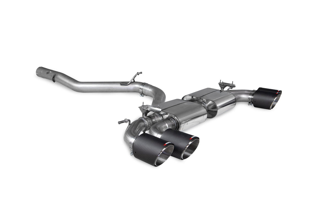 Scorpion Redpower - Audi S3 8Y Sportback - Non-res cat/gpf back system & electronic valves Catback - SAUS093CF - 2020 - 2023