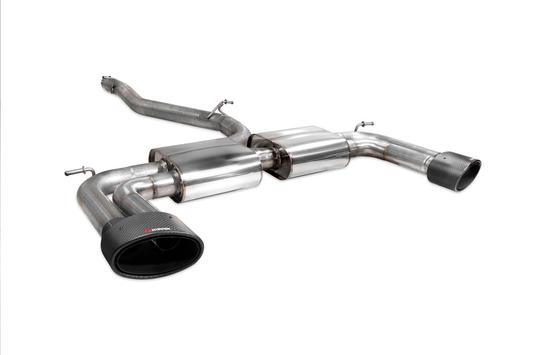 Scorpion Redpower - Audi S3 Saloon 8V Facelift GPF Model - Non-resonated cat/gpf-back system without valves Catback - SAUS099CF - 2019 - 2020