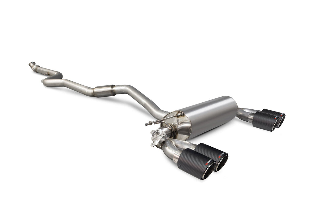 Scorpion Redpower - BMW M2 F87 Non GPF Model Only - Cat-back system with electronic valve Catback - SBM075CF - 2016 - 2018