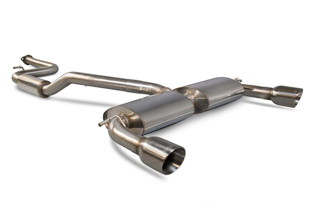 Scorpion Redpower - Ford Focus MK2 ST 225 2.5 Turbo - 63.5mm/2.5 Resonated cat-back system Catback - SFD069 - 2006 - 2011
