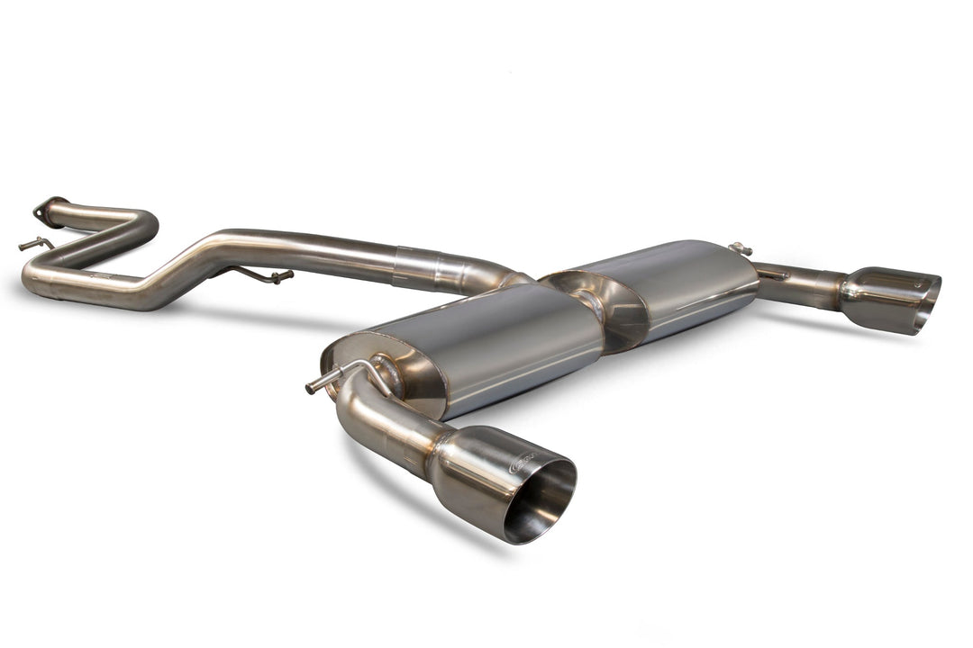 Scorpion Redpower - Ford Focus MK2 ST 225 2.5 Turbo - 63.5mm/2.5 Non-resonated cat-back system Catback - SFDS069 - 2006 - 2011
