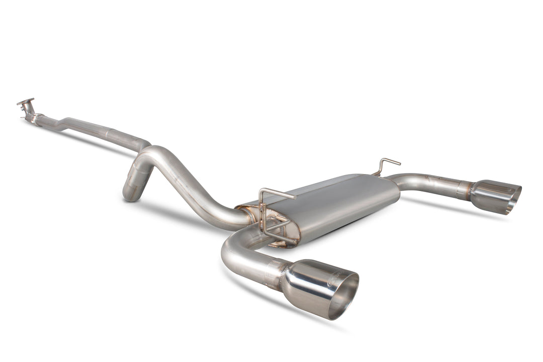 Scorpion Redpower - Fiat 500/595 Abarth 1.4 (IHI Turbo) / 595/695 Abarth 1.4 (Garrett Turbo) - Non-resonated cat-back system Catback - SFT005 - 2008 - 2018