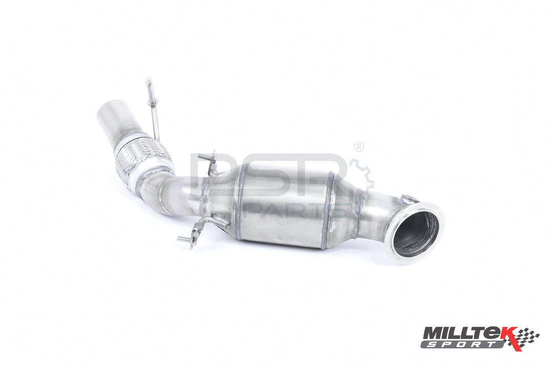 Milltek Cast Downpipe with Race Cat - Ford Fiesta Mk8 1.0T EcoBoost ST-Line 3 & 5 Door (Non-OPF/GPF Models Only) 2017-2019 - SSXFD236