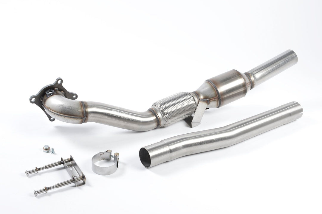 Milltek Large Bore Downpipe and Hi-Flow Sports Cat - Seat Leon Cupra R 2.0 TSI 265PS 2010-2012 - SSXSE154