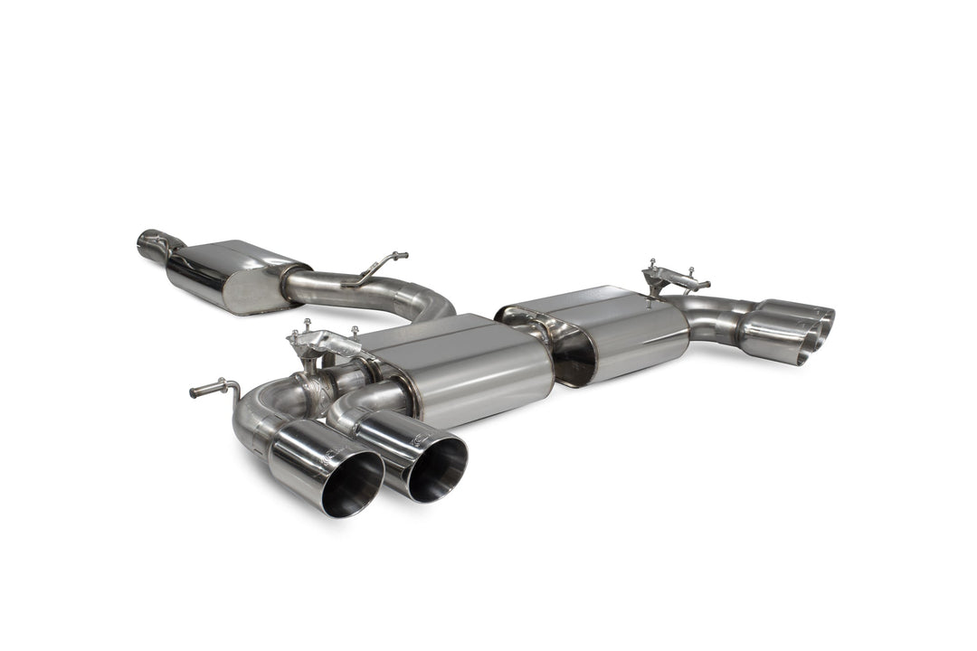 Scorpion Redpower - Volkswagen Golf R MK8 GPF Model - Resonated cat/gpf back system & electronic valves Catback - SVW065 - 2021 - 2023