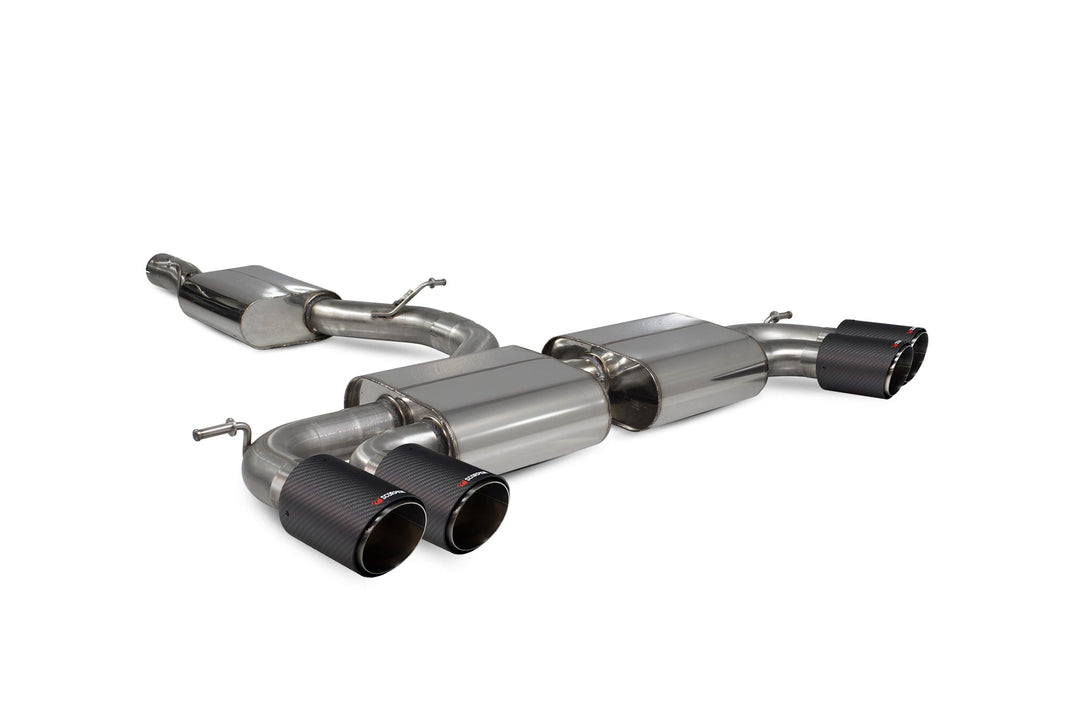 Scorpion Redpower - Volkswagen Golf R MK8 GPF Model - Resonated cat/gpf back system Catback - SVW066CF - 2021 - 2023