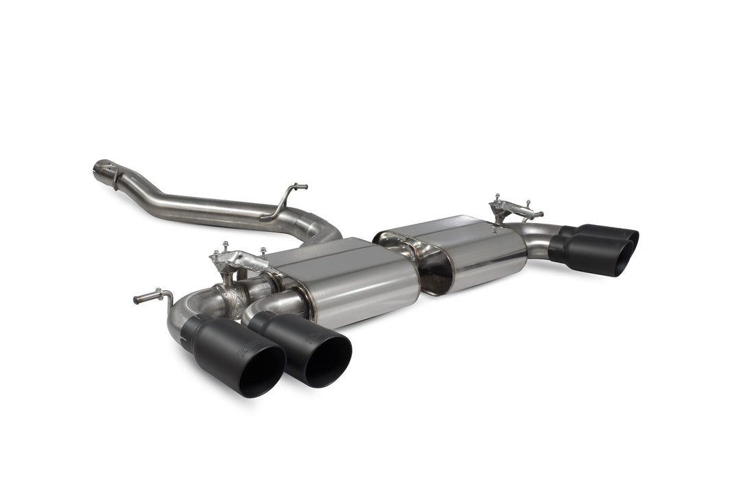 Scorpion Redpower - Volkswagen Golf R MK8 GPF Model - Non-res cat/gpf back system with electronic valves Catback - SVWS065C - 2021 - 2023
