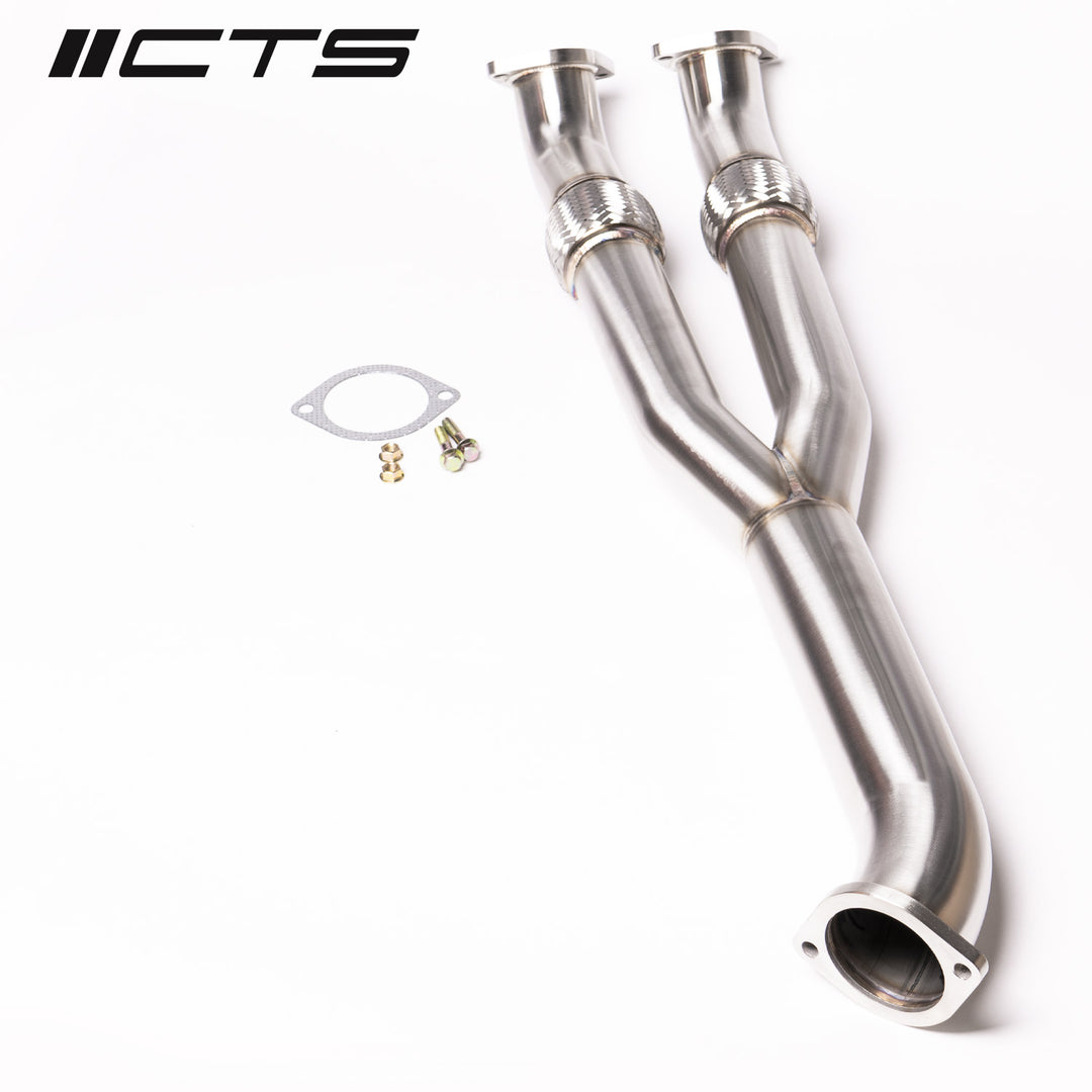 CTS Turbo - Nissan R35 GT-R Y-pipe/Mid-pipe Catless - CTS-EXH-TP-0015