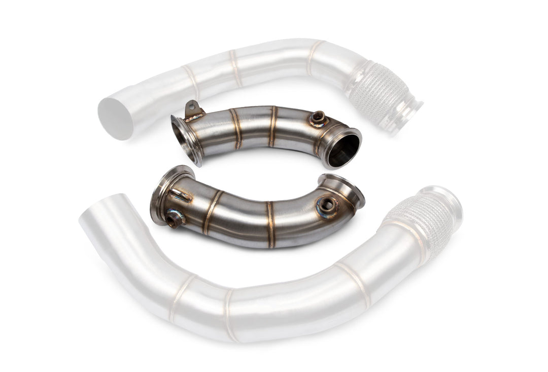 VRSF Stainless Steel Race Downpipes for 2018 – 2021 BMW M5 & M8 F90 F91 F92 F93 S63R