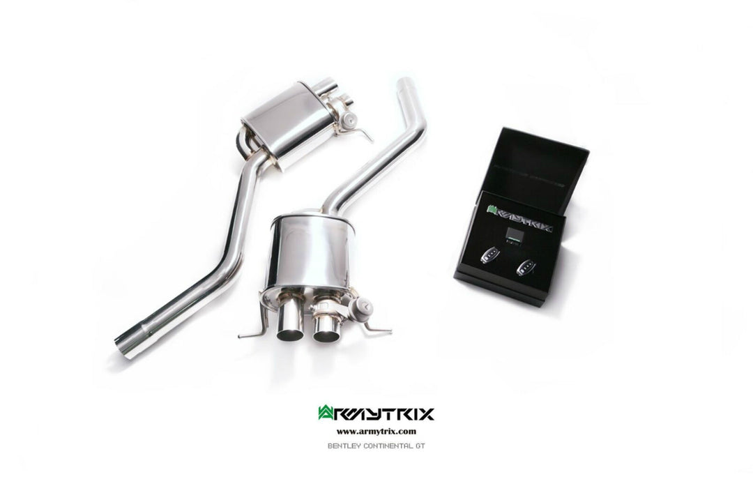 Armytrix - BENTLEY CONTINENTAL GT SPEED 3W 6.0L CONVERTIBLE - Axle-back Stainless Steel - BTCGT-C