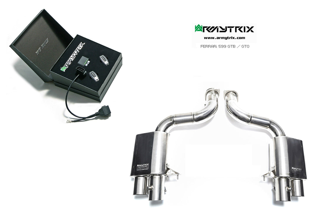 Armytrix - FERRARI 599 GTO 6.0L - Muffler Titanium - F599B