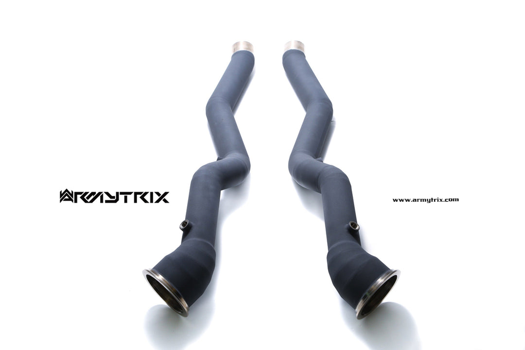 Armytrix - FERRARI 812 SUPERFAST 6.5L - Ceramic Coated Downpipe Titanium - FF12B-DDC