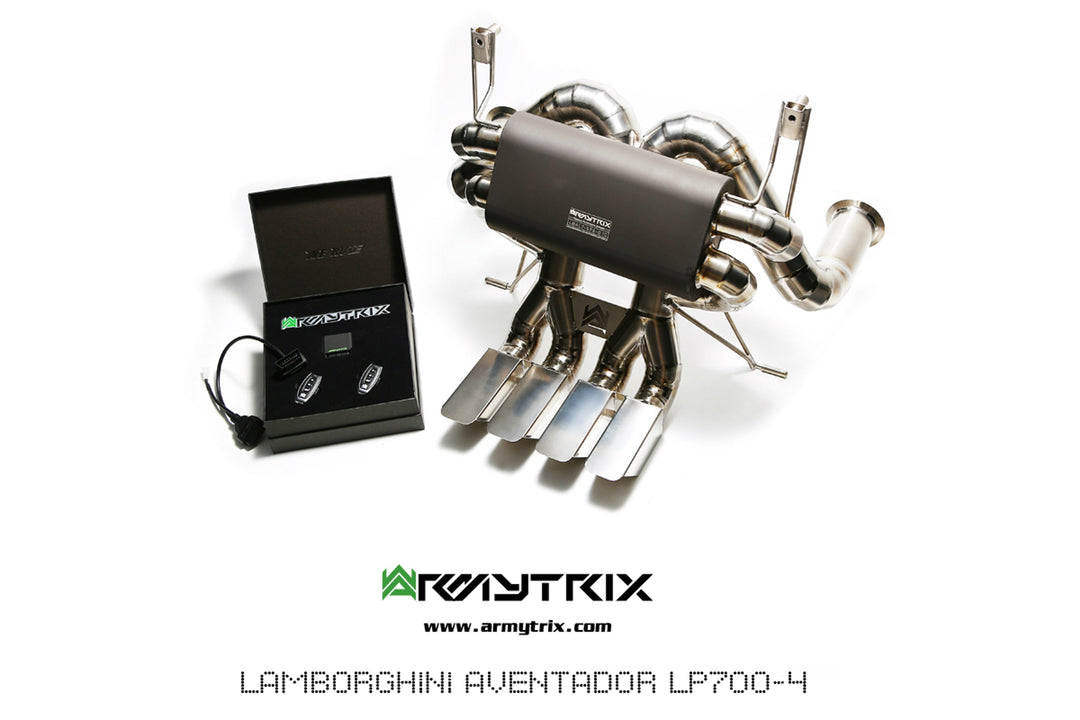 Armytrix - LAMBORGHINI AVENTADOR LP750-4 SV 6.5L - Cat-back Titanium - LBAL7-C