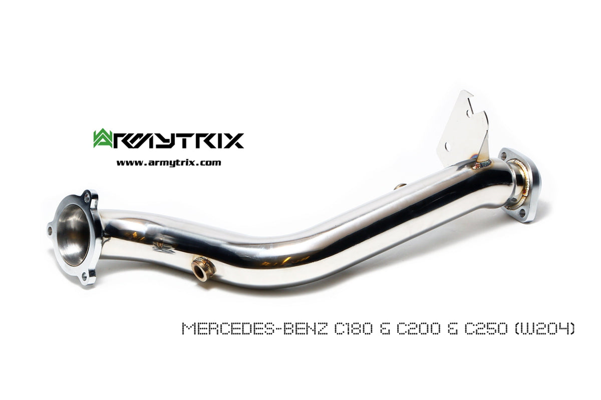 Armytrix MERCEDES BENZ C CLASS W204 C180 Downpipe Stainless
