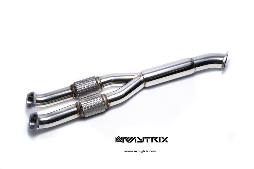 Armytrix - NISSAN GT-R R35 3.8L - Y-Pipe Stainless Steel - NI35S-AF