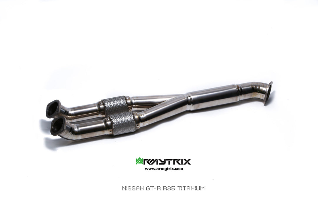 Armytrix - NISSAN GT-R R35 3.8L - Y-Pipe Titanium - NI35T-F