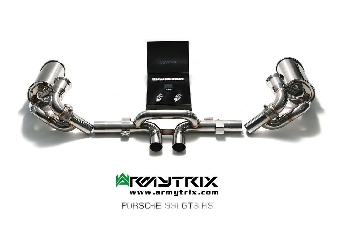 Armytrix - PORSCHE 911 991 MK1 4.0L GT3 RS - Cat-back Stainless Steel - P91GS