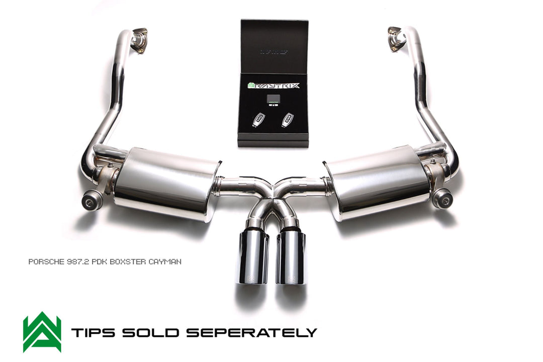 Armytrix - PORSCHE CAYMAN 987,2 2.9L - Cat-back Stainless Steel - P87N2