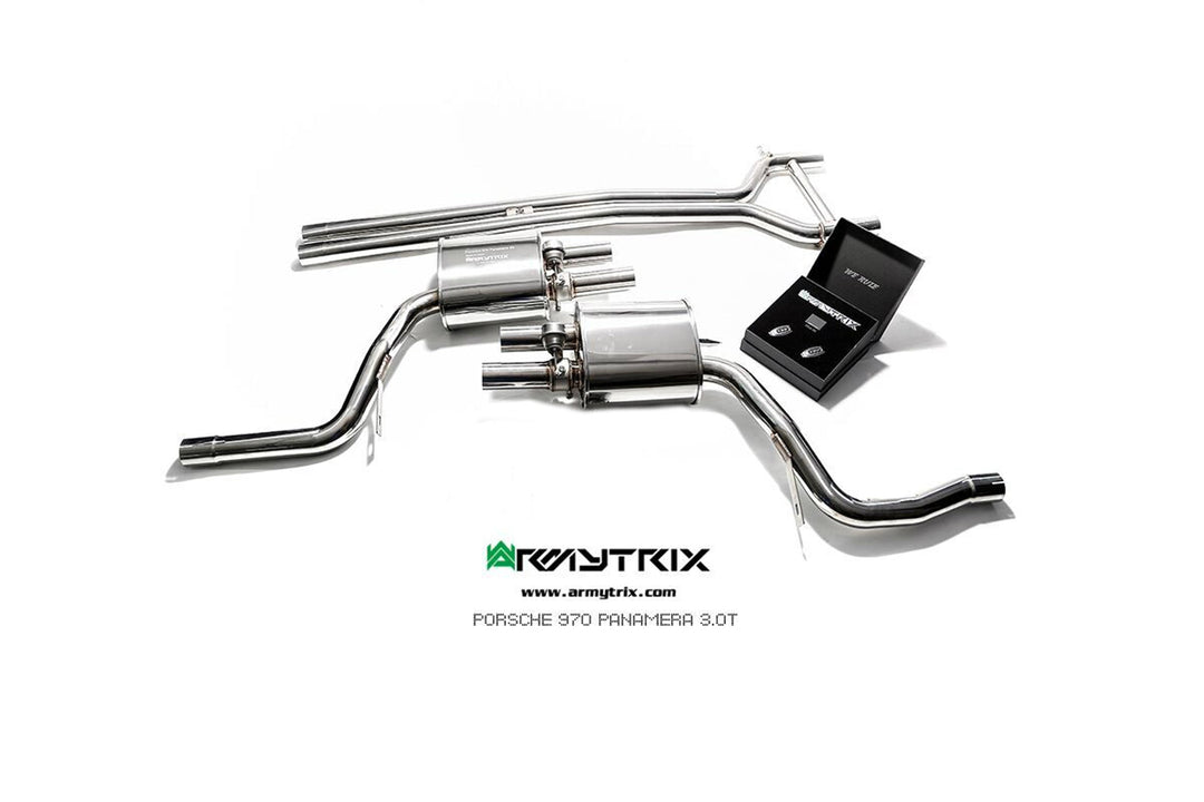 Armytrix - PORSCHE PANAMERA 970 FACELIFT 3.0L - Cat-back Stainless Steel - P70T1