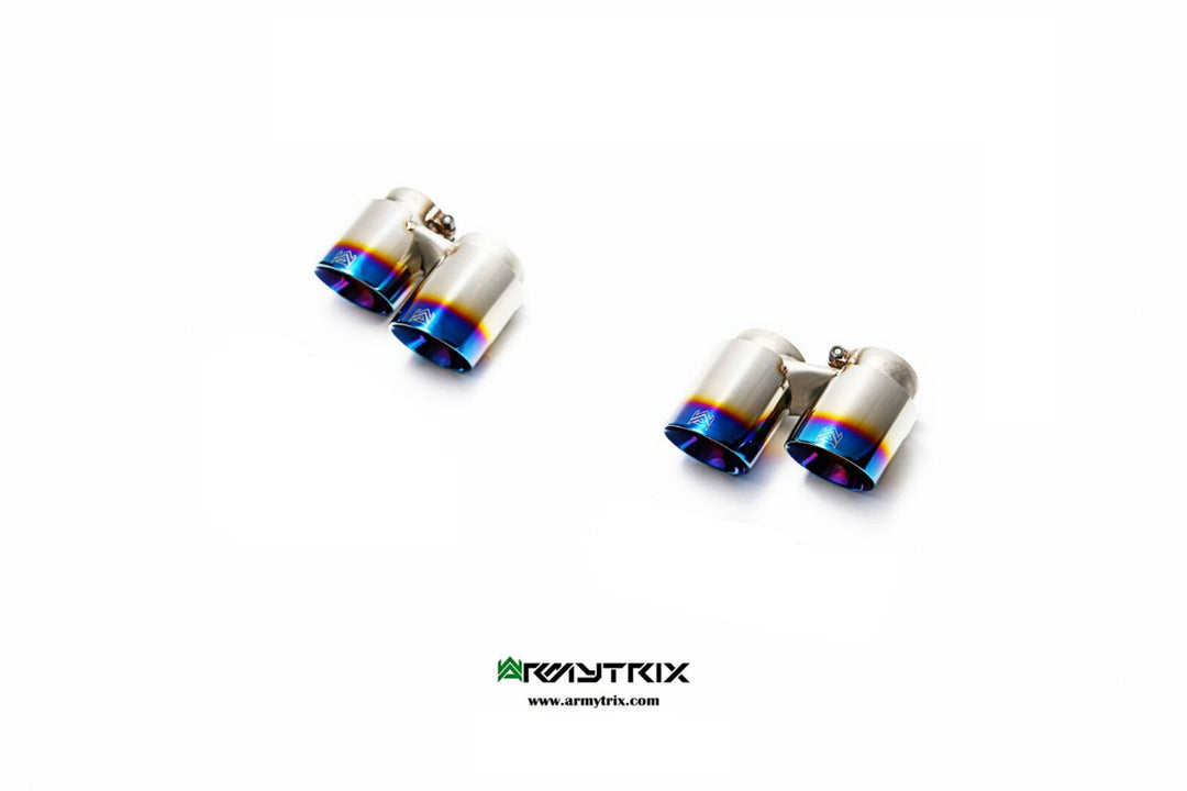 Armytrix - PORSCHE 911 997 MK1 3.8L CARRERA - Tips Stainless Steel - QS26B