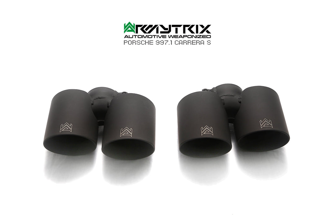 Armytrix - PORSCHE 911 997 MK2 3.8L CARRERA - Tips Stainless Steel - QS26M