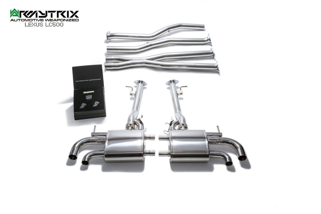 Armytrix - LEXUS LC 500 5.0L - Cat-back Stainless Steel - LXLC5-C