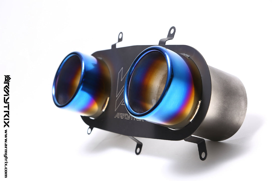 Armytrix - FERRARI 458 SPIDER 4.5L - Tips Titanium - T12-2B