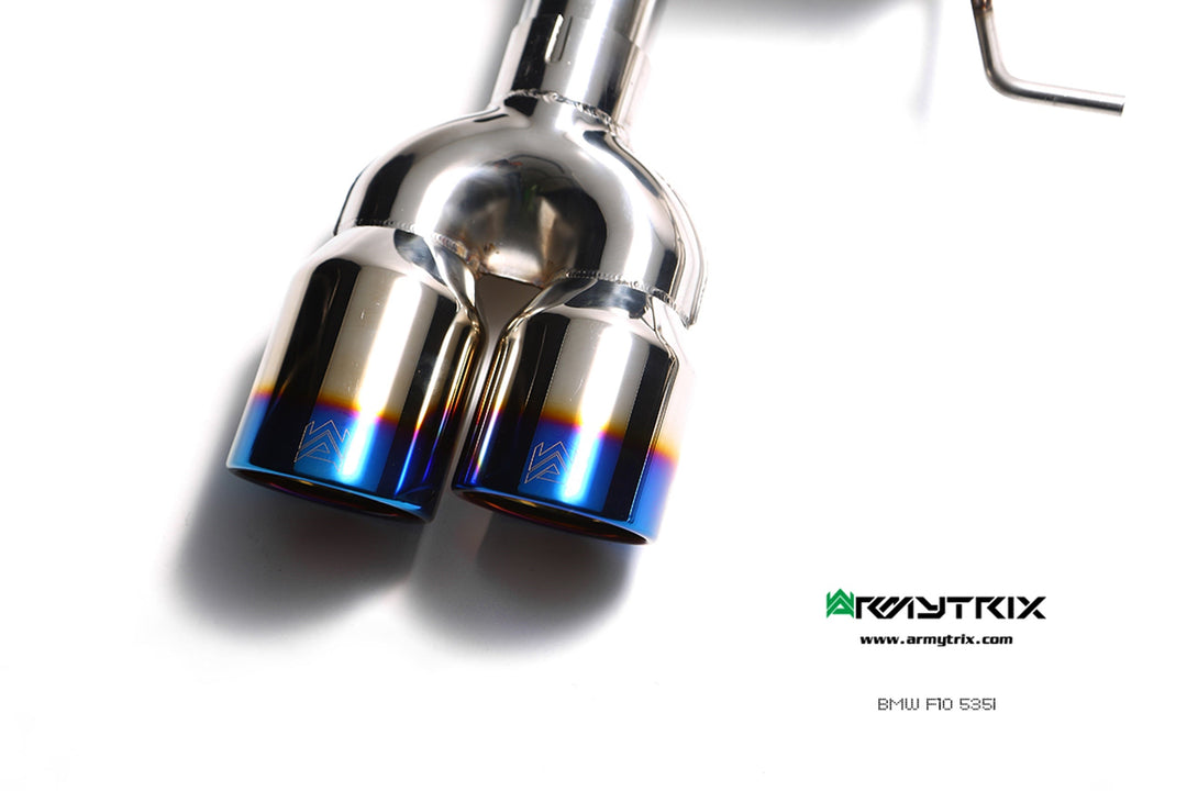 Armytrix - BMW 5 SERIES F10 535I - Tips Stainless Steel - QS17B