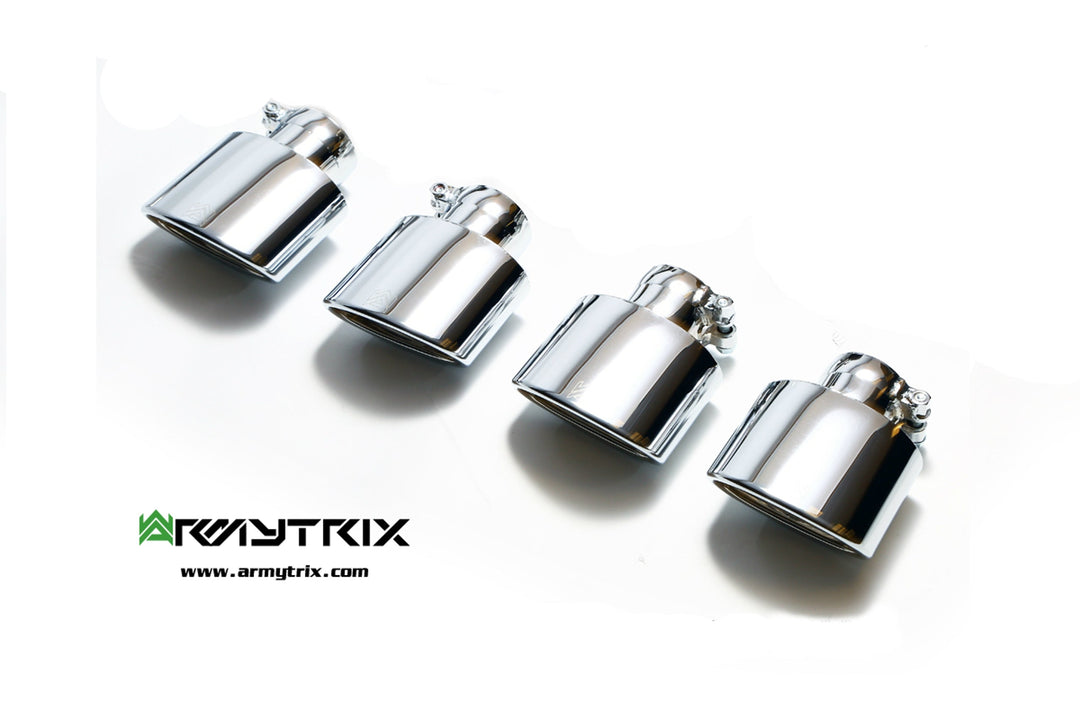 Armytrix - MERCEDES-BENZ C-CLASS W204 C63 AMG - Tips Stainless Steel - QS19C