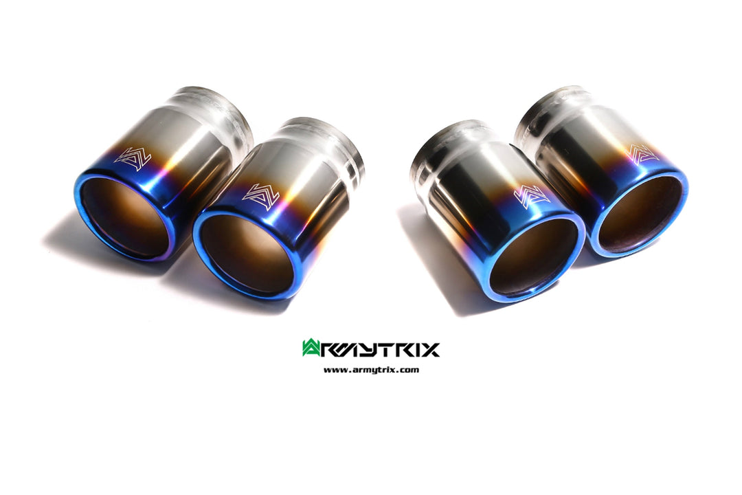 Armytrix - PORSCHE 911 997 MK1 3.6L TURBO - Tips Stainless Steel - QS34B