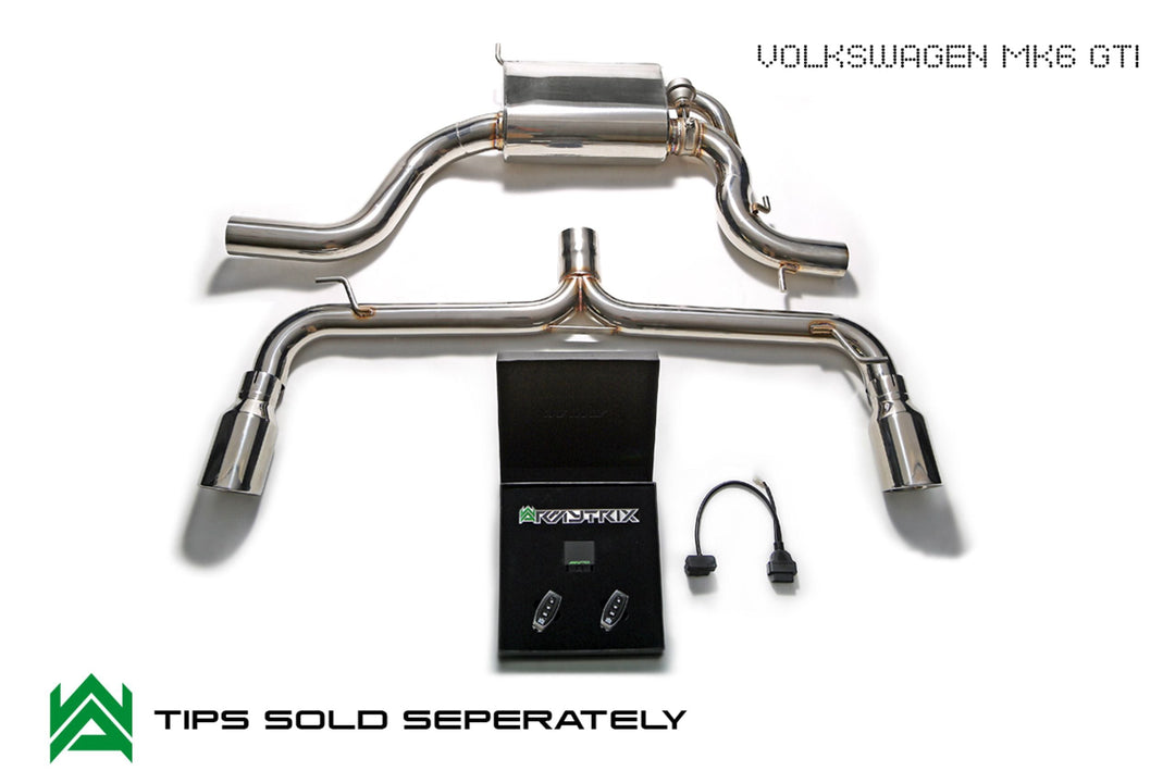 Armytrix - VW GOLF MK6 2.0 TSI GTI - Cat-back Stainless Steel - VWG6T-21