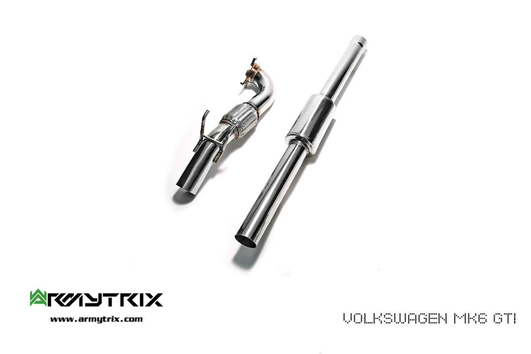 Armytrix - VW SCIROCCO R 2.0 TSI - Downpipe Stainless Steel - VWG6T-DD