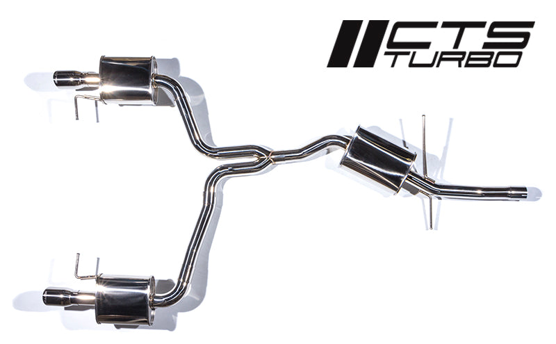 CTS Turbo - B8 A4 2.0T DUAL EXHAUST (SEDAN/AVANT) - CTS-EXH-CB-0013