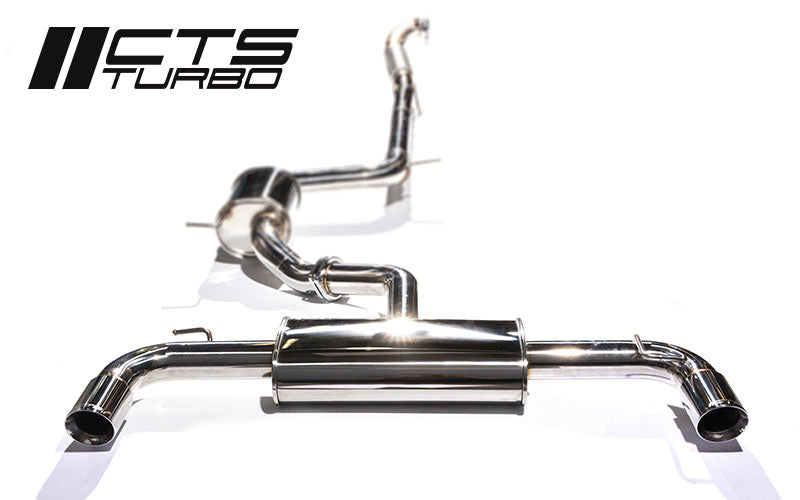 CTS Turbo - VW MK6 GTI 3" Turbo Back Exhaust High-Flow Cat - CTS-EXH-TB-0002-CAT