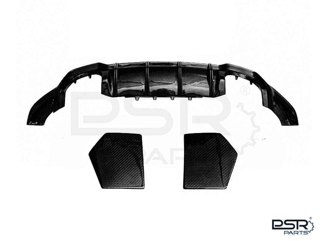 Audi TTRS MK3 8S Dry Carbon Diffuser + Side splitters